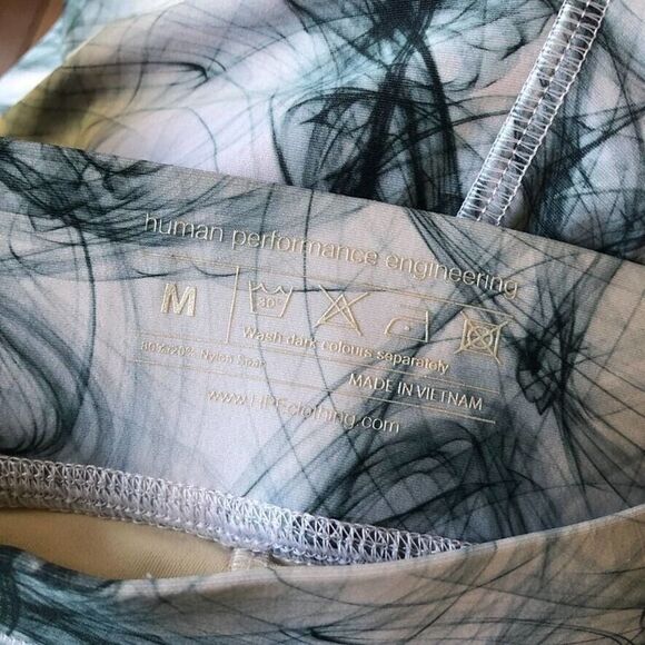 Human Performance‎ Engineering Medium Blue White Leggings - Picture 10 of 12